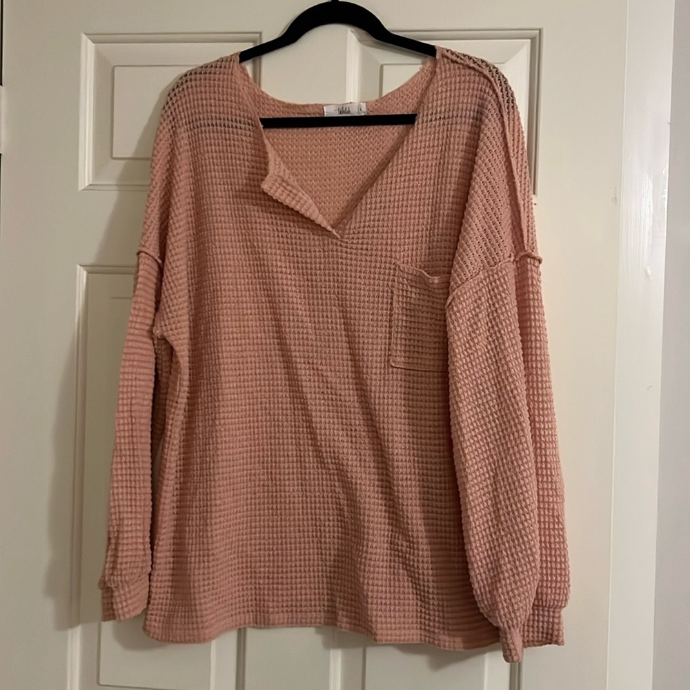 Shop Talulah large pink sweater